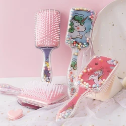 Big Size Unicorn Hair Brushes Anti-static Massage Tangle Detangle Shower Magic Combs Massaging Hair Brush Comb Salon Accessories