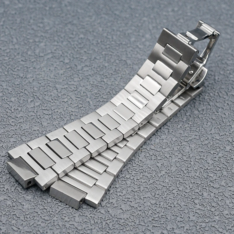 مقاوم للماء حزام ساعة من الفولاذ المقاوم للصدأ ، الياقوت كريستال الظهر الغوص ، حافظة مربعة تناسب ، Seiko NH35 NH36 7S 4R الحركة