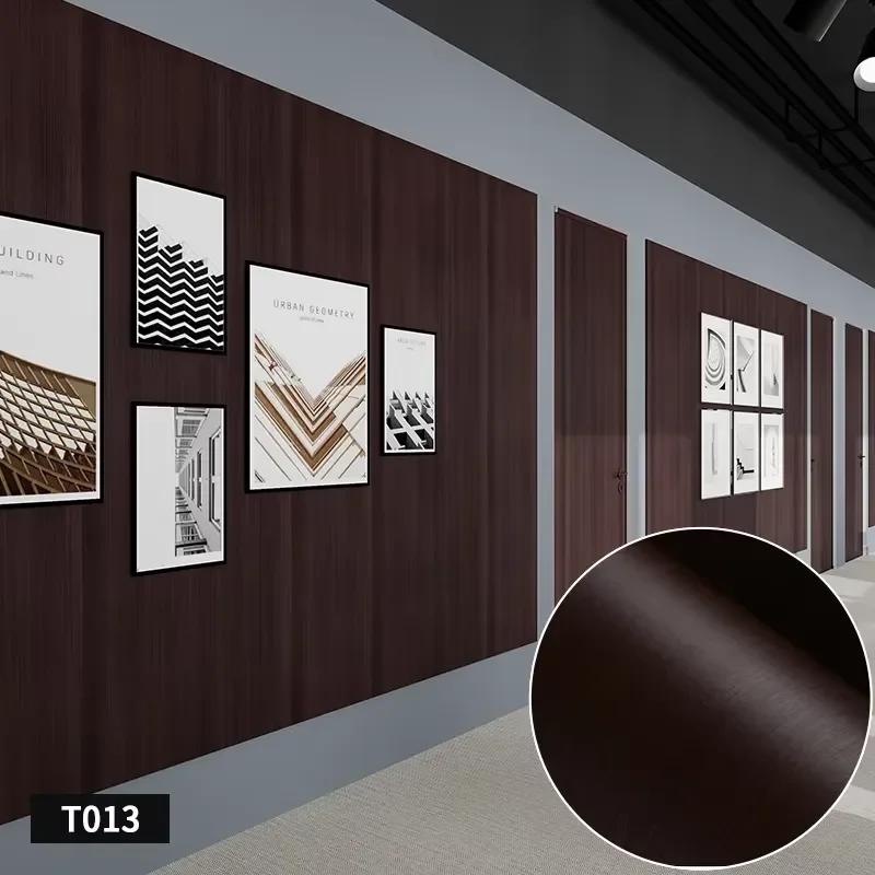 High Quality Heat-Resistant Wood Grain Wallpaper Decor Film Waterproof PVC for Furniture Modern Style for Heat Guns