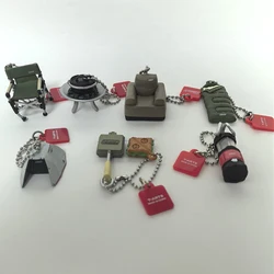 Original Miniature Realistic Camping Equipment Tent Sleeping Bag Sofa Baking Tray Folding Chair Figure Model Pendant Toy Gift