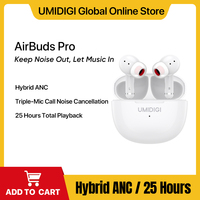 UMIDIGI AirBuds Pro Wireless Bluetooth Earphone Hybrid Active Noise Cancellation Headset Sports Headphones with Microphone TWS