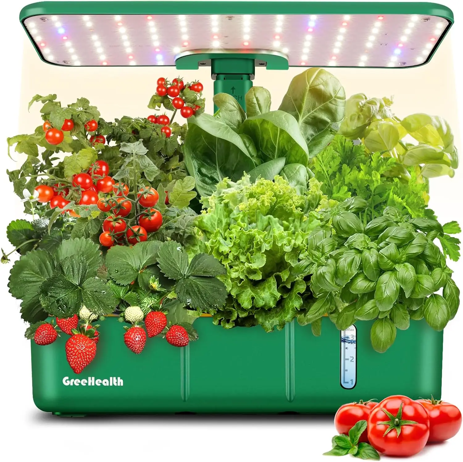 

Hydroponics Growing System Kit 15Pods Indoor Herb Garden with LEDs Full-Spectrum Plant Grow Light Plants Germination Kit