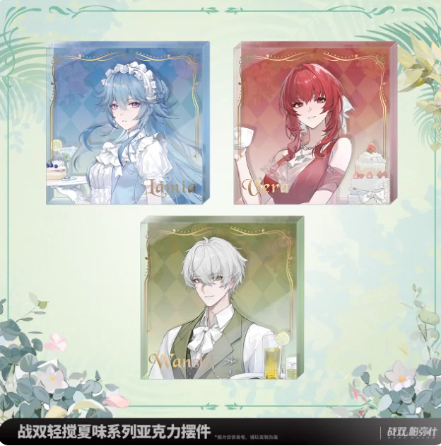 

Official Vera Lamia Wanshi Cosplay Anime acrylic ornament Accessories Kurogame Punishing Gray Raven Cosplay Halloween Gift