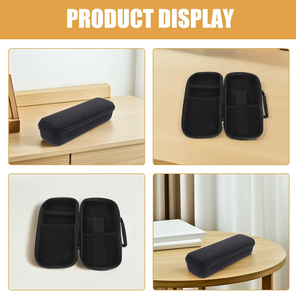 2Pcs Microphone Carry Bag Eva Shockproof Durable Storage Case Handheld Mic Organizer Travel Transport Protector