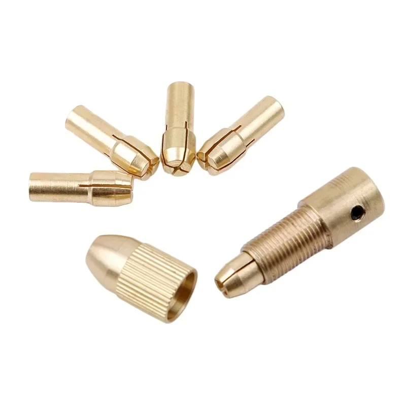 Imagem -06 - Mini Mandris de Broca Adaptador 0.5 Mm3.2 mm Dremel Mini Mandris de Broca Adaptador Micro Pinça de Bronze para Ferramenta Rotativa Elétrica Peças