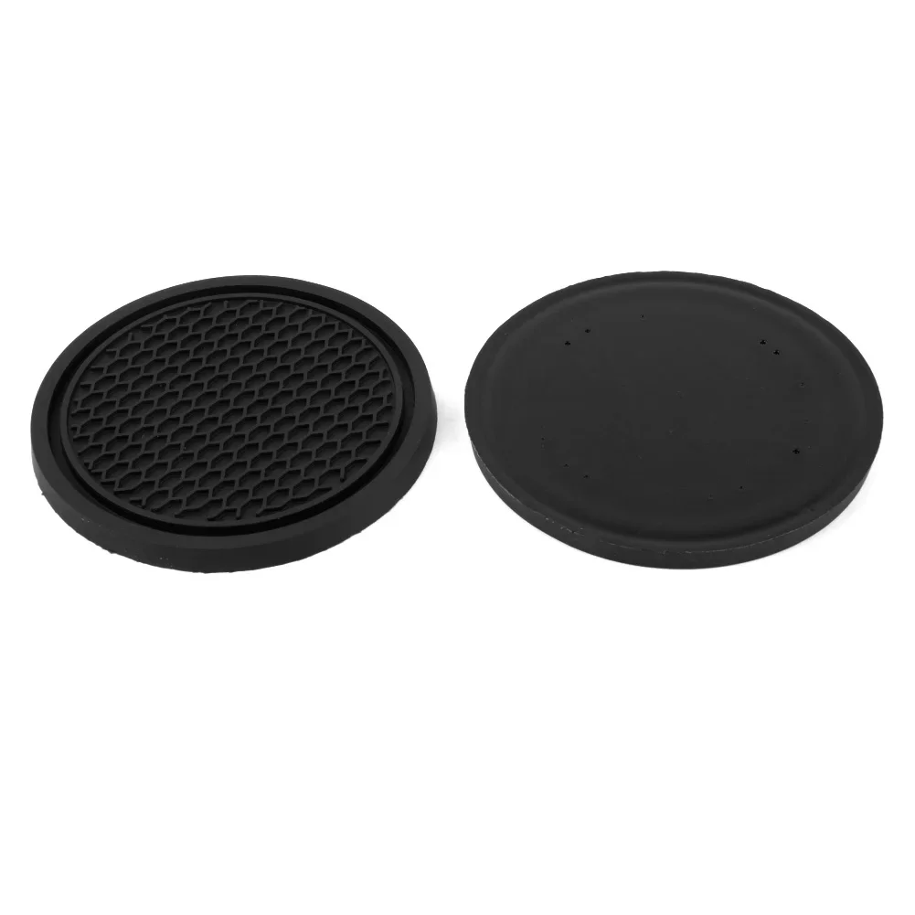 

Brand New High Quality Practical To Use Easy To Clean Car Coasters 4pcs Anti-Slip Car Accessories Fit For: Car/Home