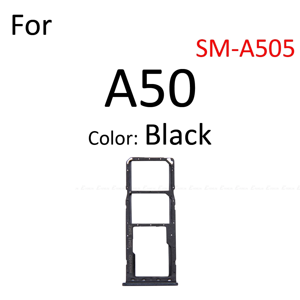 Micro SD Sim Card Tray Socket Slot Adapter Connector Reader For Samsung Galaxy A80 A50 A40 A10 A805 A505 A405 A105 Container