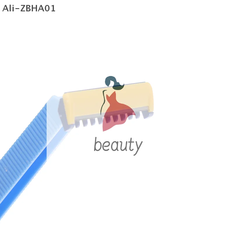 10/20 قطعة ل تحت الإبط شعر الجسم الحلاقة البلاستيك مشط رئيس النساء الحلاقة 1 شفرة المتاح الحلاقة مجموعة ماكينة حلاقة صحية
