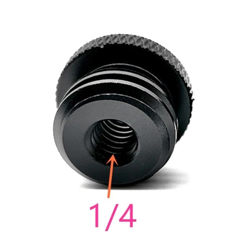 

A5YD без скольжения от 1/4 "женского до 5/8-11" адаптер микрофона для фотографического оборудования для микрофона Микрофон