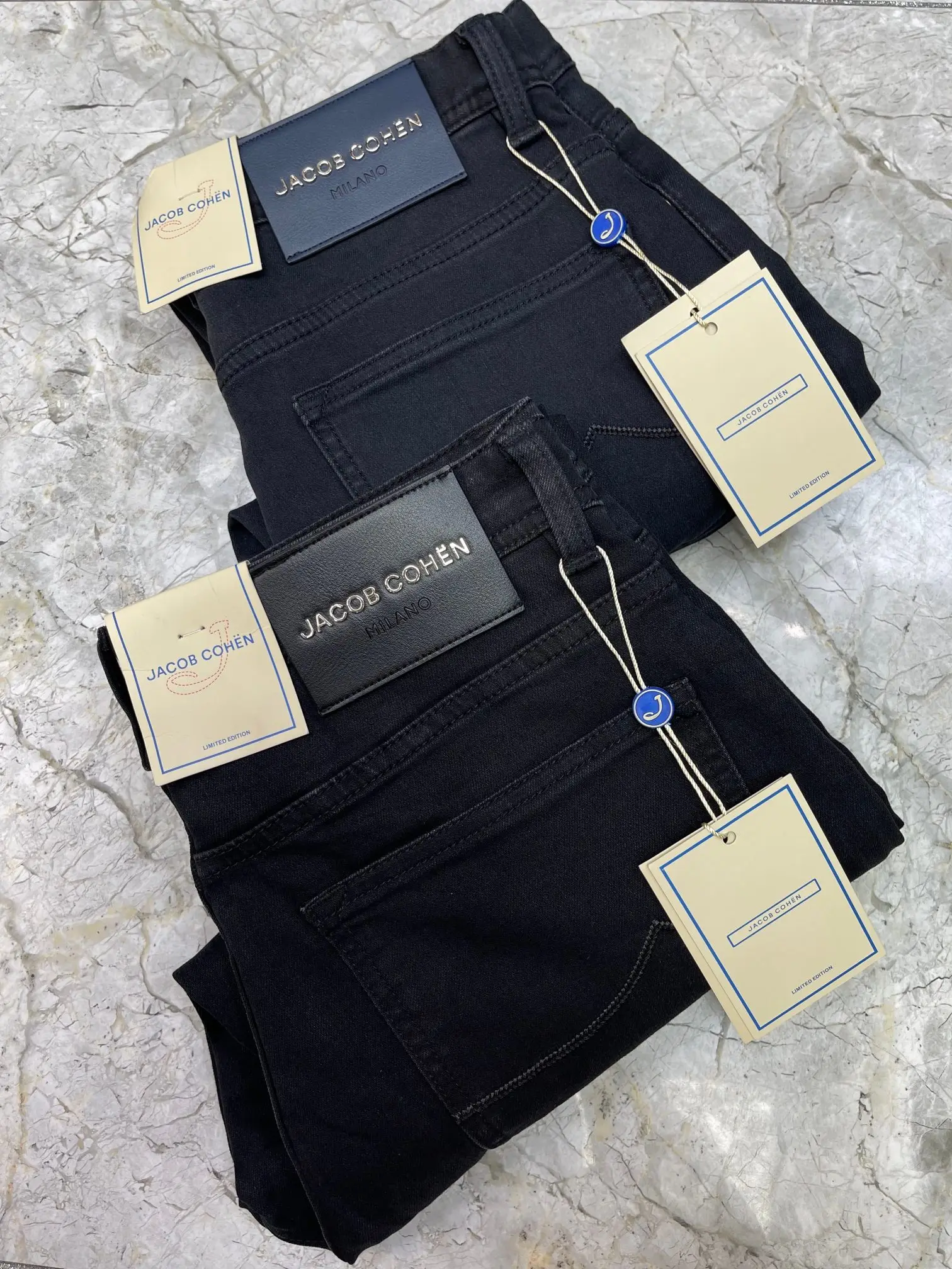 BLSK CPRT Jeans in cotone spesso da uomo 2025 Autunno Inverno nuovo casual caldo ricamo comodo Moda dritto Pantaloni di grandi dimensioni 30-40