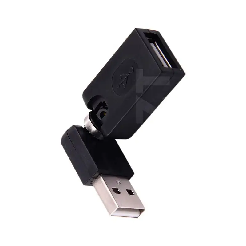 

1pcs USB 2.0 High Quality Flexible Swivel Twist Angle 360 Degree Rotating Adapter Converter