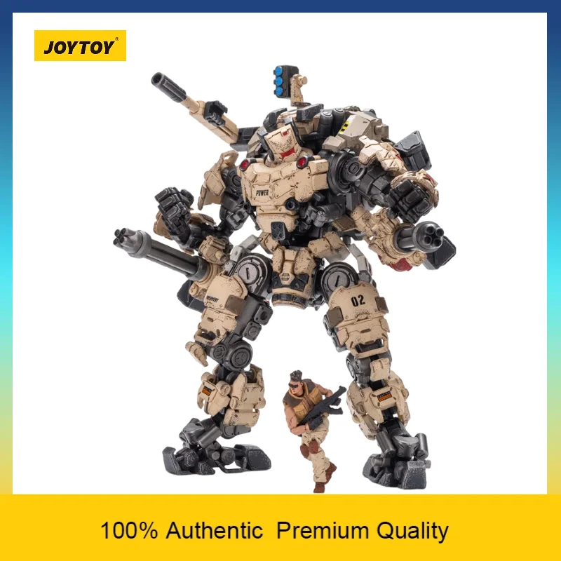 In Stock JOYTOY Dark Source 1/25 Steel Bone Armor Mecha Sci-Fi Action Figure Articulated Collectible Model With Matching Pilot