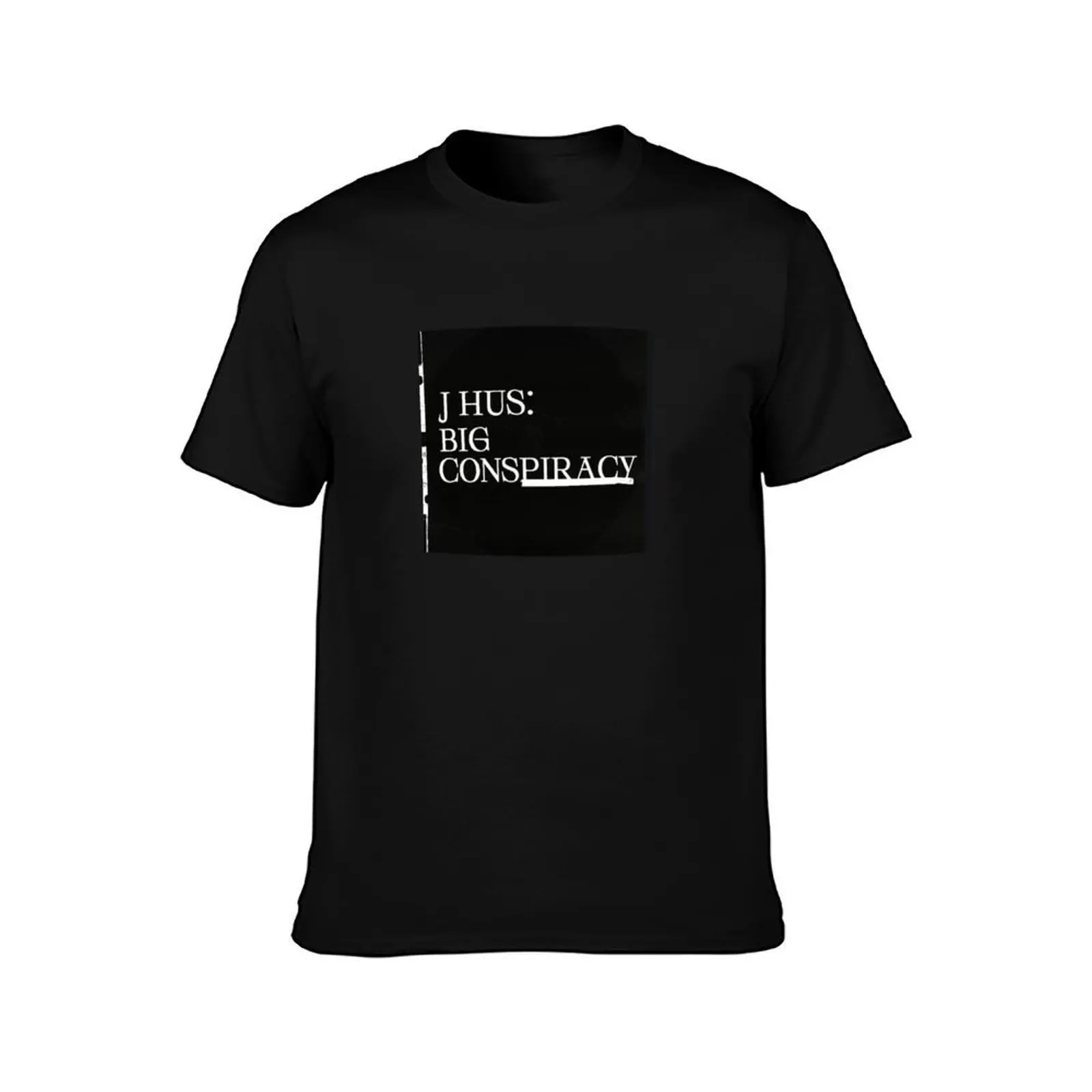 J Hus: Big Conspiracy Official Album Tee T-Shirt, Summer Casual Cotton Tee, Oversized Streetwear Tops, Vintage Graphic Print