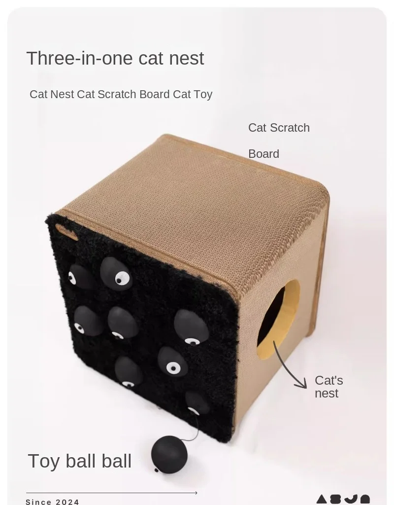 cat nest cat scratching board