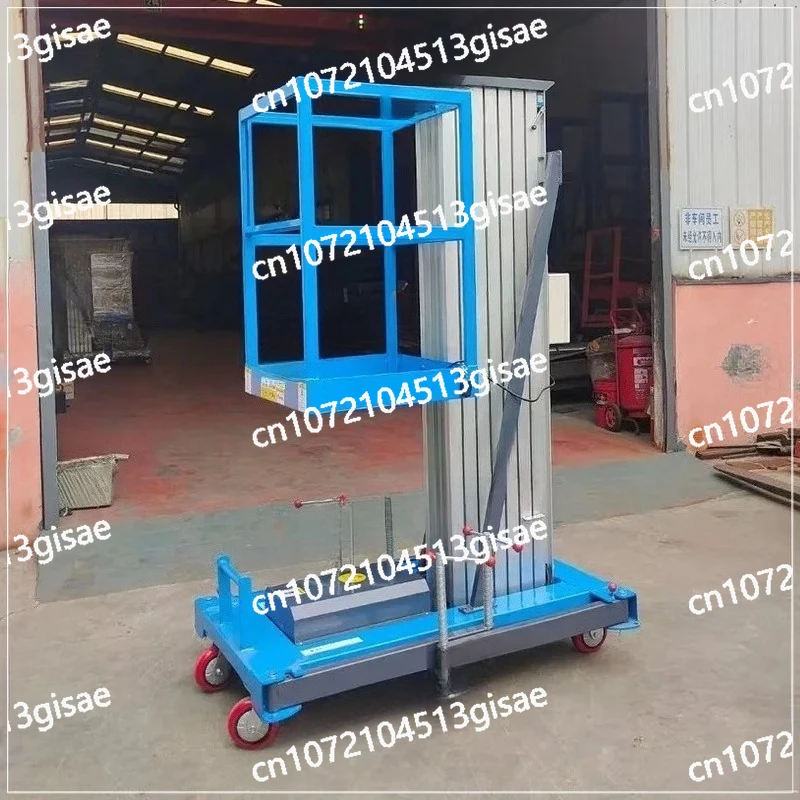 

Small Electric Hydraulic Lift Truck Aluminum Alloy Lifting Platform, Mobile Lift for 6-8 Meter High-altitude Work Platform