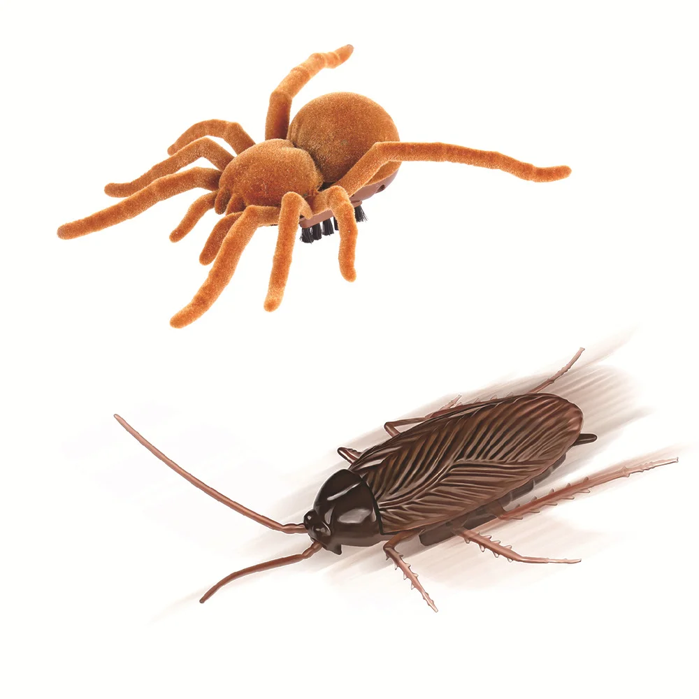 Trick Walking Cockroach Tarantula Mouse Dragonfly Teasing Dog Cat Prank Simulation Electric Reptiles Vibrating Brush Pet Toy