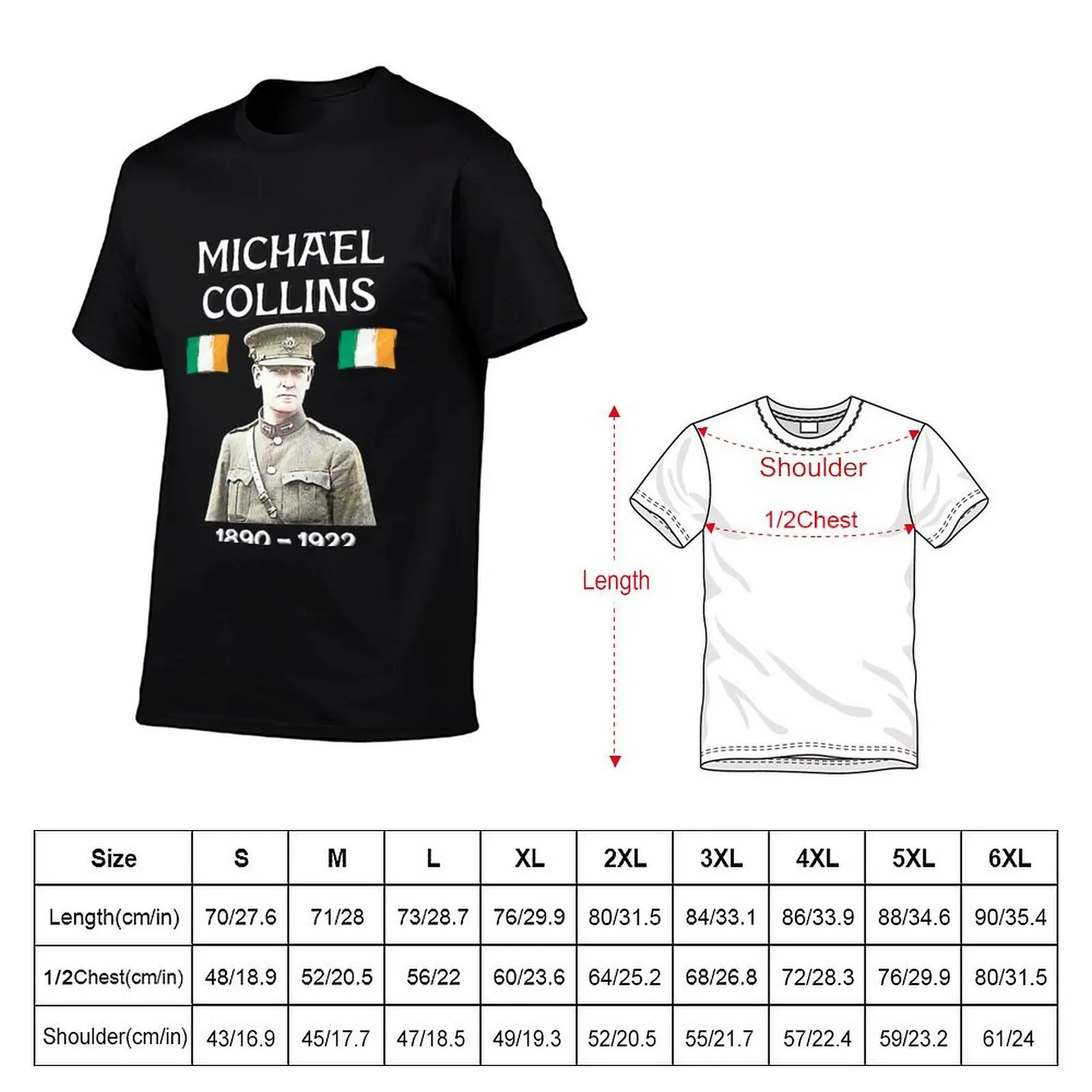 Michael Collins T-Shirt new gifts and t-shirts anime figures plain white t shirts men