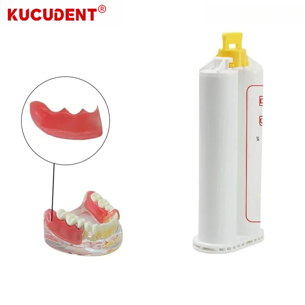 4pcs/Box Dental Silicone Impression Material Light Body Rubber Elastomeric for Precise Bite Registration and Dental Prosthetics