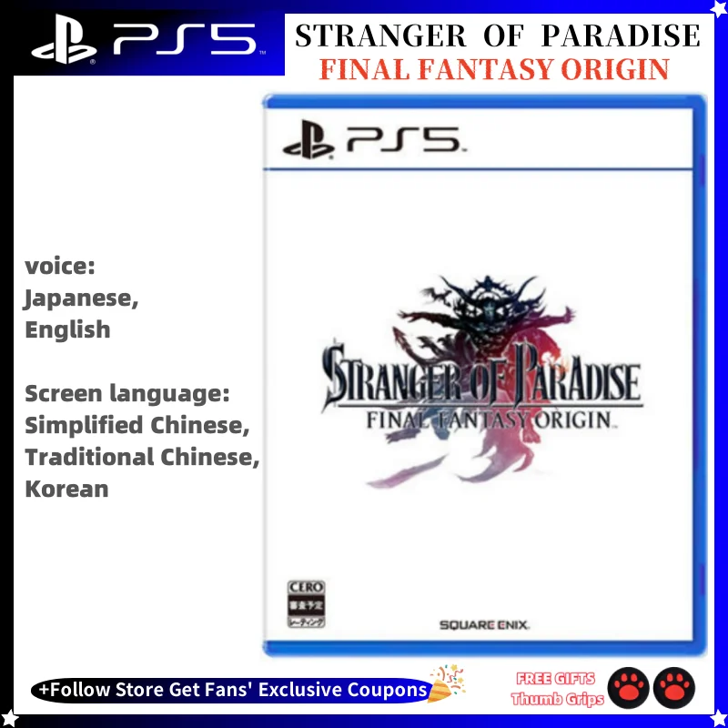 

Playstatio5 PS5 Genuine New Game CD STRANGER OF PARADISE FINAL FANTASY ORIGIN Playstation5 Game Card Ps5 Games FINAL FANTASY