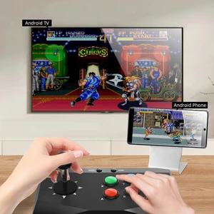 Street Fighter Wireless Arcade Controller, Data Frog Game, retro video game consoles, compatible with PC, Android, iOS 12 Main Sales Drop Control - №4