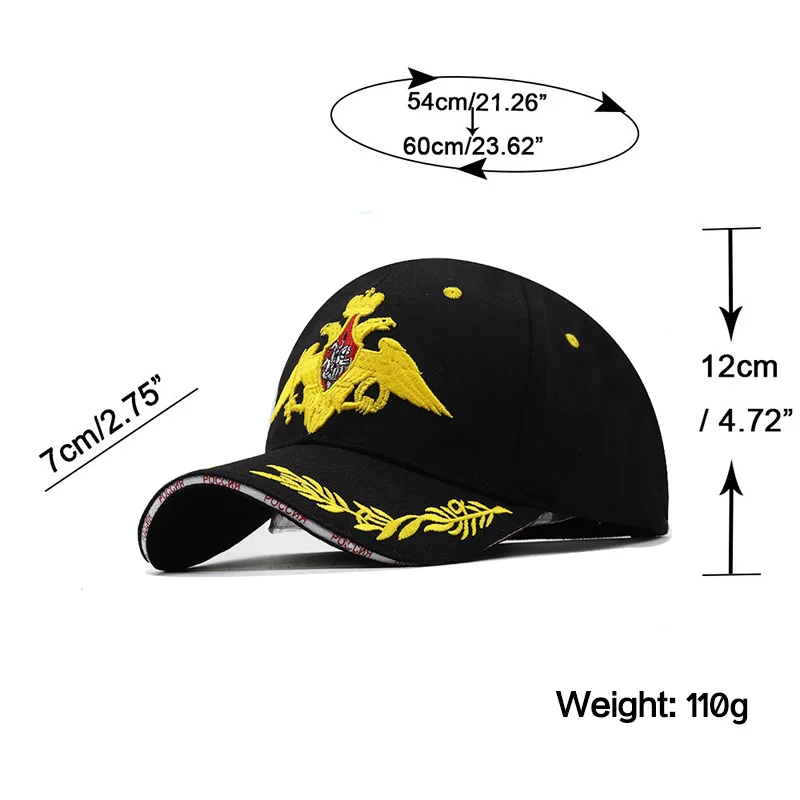 New Baseball Hat Leisure Cap Embroidery Russian Emblem Snapback Unisex Baseball Cap For Woman & Man Snapback Cap Sport Hat