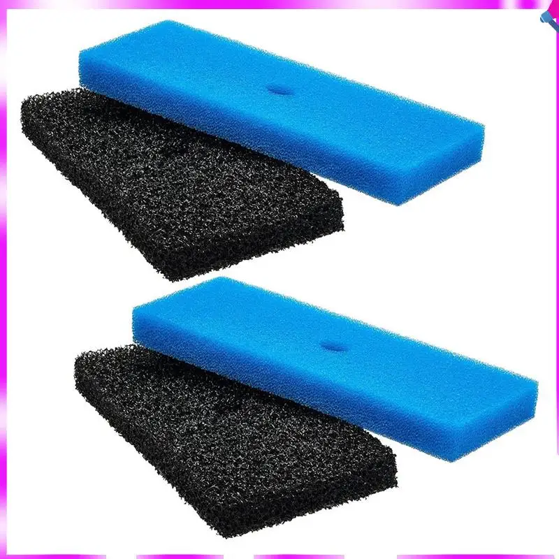 Juego de almohadillas de filtro de repuesto N96R: 2 juegos para estanque, incluidos filtros gruesos y finos para caja 52231 y 52229 para exteriores