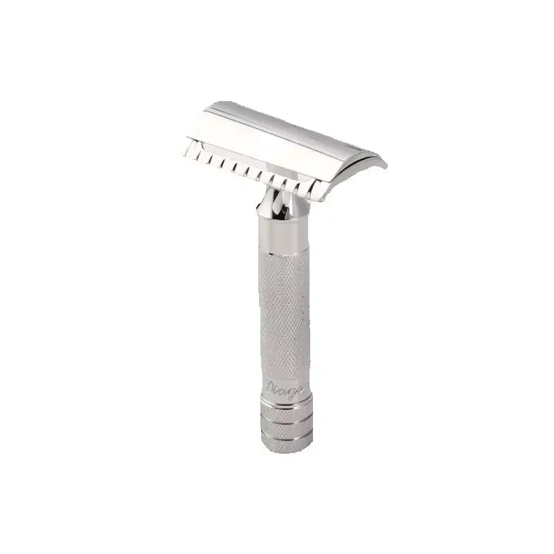 Yaqi Diagonal Slant Stainless Steel Safety Razor For Mens Precise Shaving 13mm Diameter And 77mm Handle Length Comfortable Grip