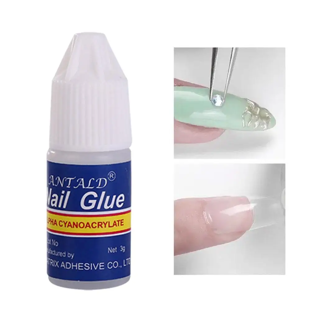 6pcs Nail Gel Strong Adhesive Quick Drying UV Adhesive For Fake Nails DIY Press On Nails Detachable Low Price Nail Art Tool