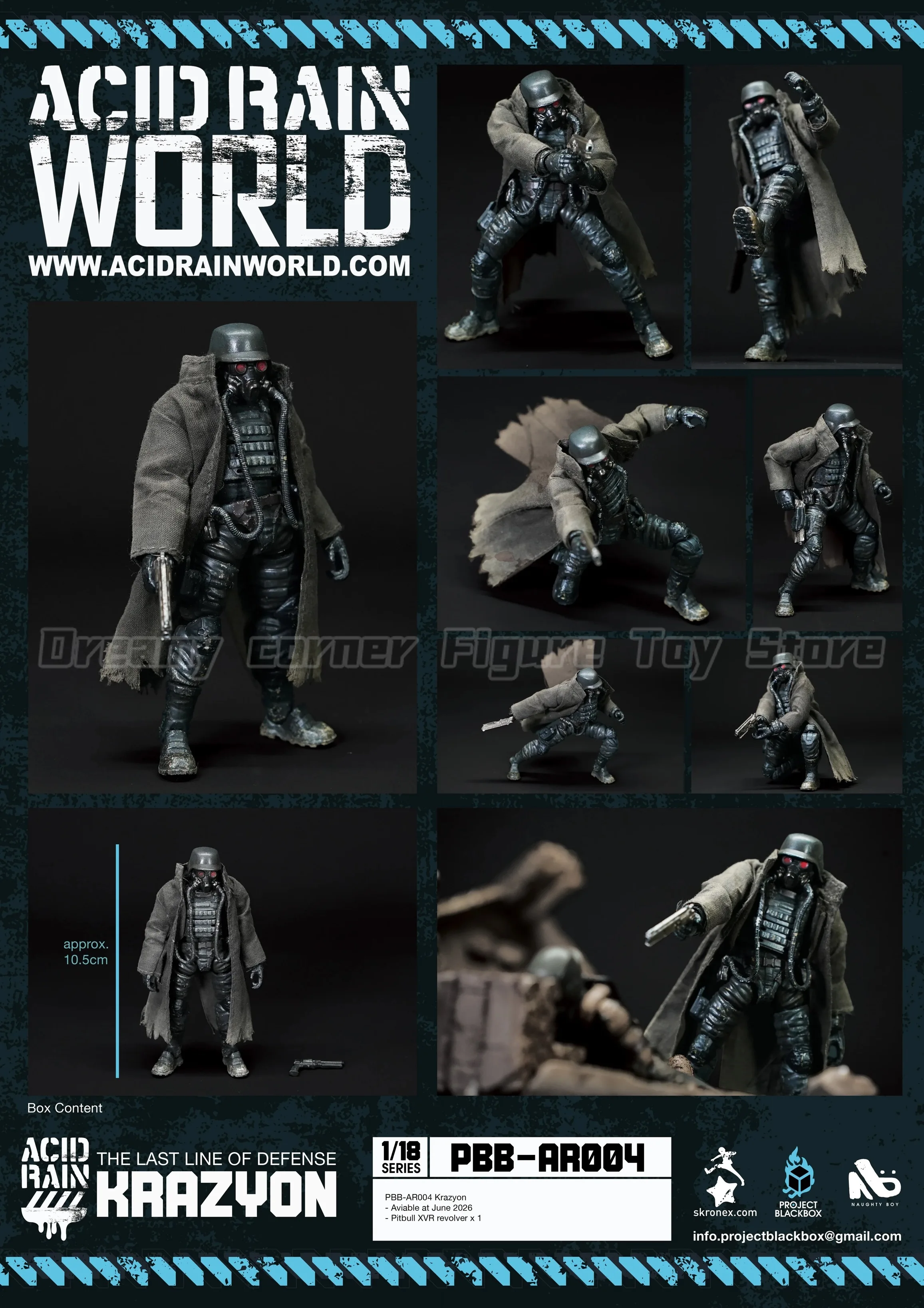 

【Pre-sale】Acid Rain War PBB-AR004 Krazyon 1/18 Action Figure