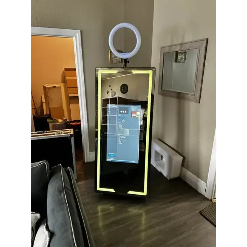 كشك الصور 65 كابينة تصوير مرآة رقمية #4