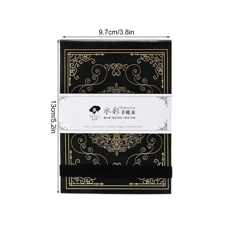 دفتر كتابة مزدوج الوجهين للنساء ، دفتر يوميات بألوان مائية ، رائع ، مدمج ، مرن ، جميل ، غواش