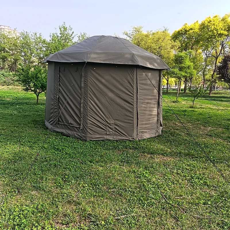 #￥Oversized Inflable Tent Water-Resistant Tent Comfortable Camping Blowup Tent for Family Activity