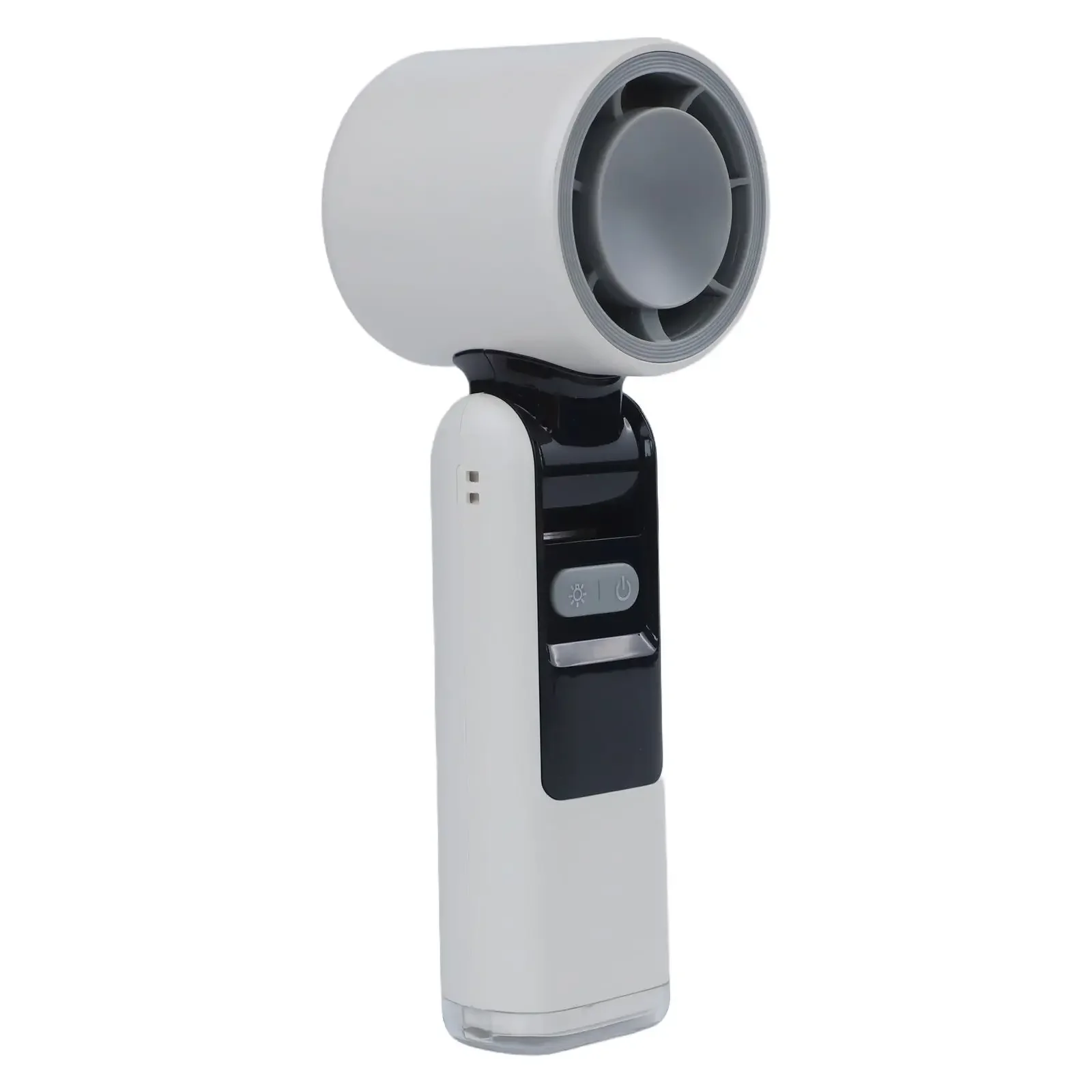 Compact Travel Cooling Fan Handheld Fan Turbo Speed Fan Mini USB Fan Battery Status Display Digital Display Lightweight Fan