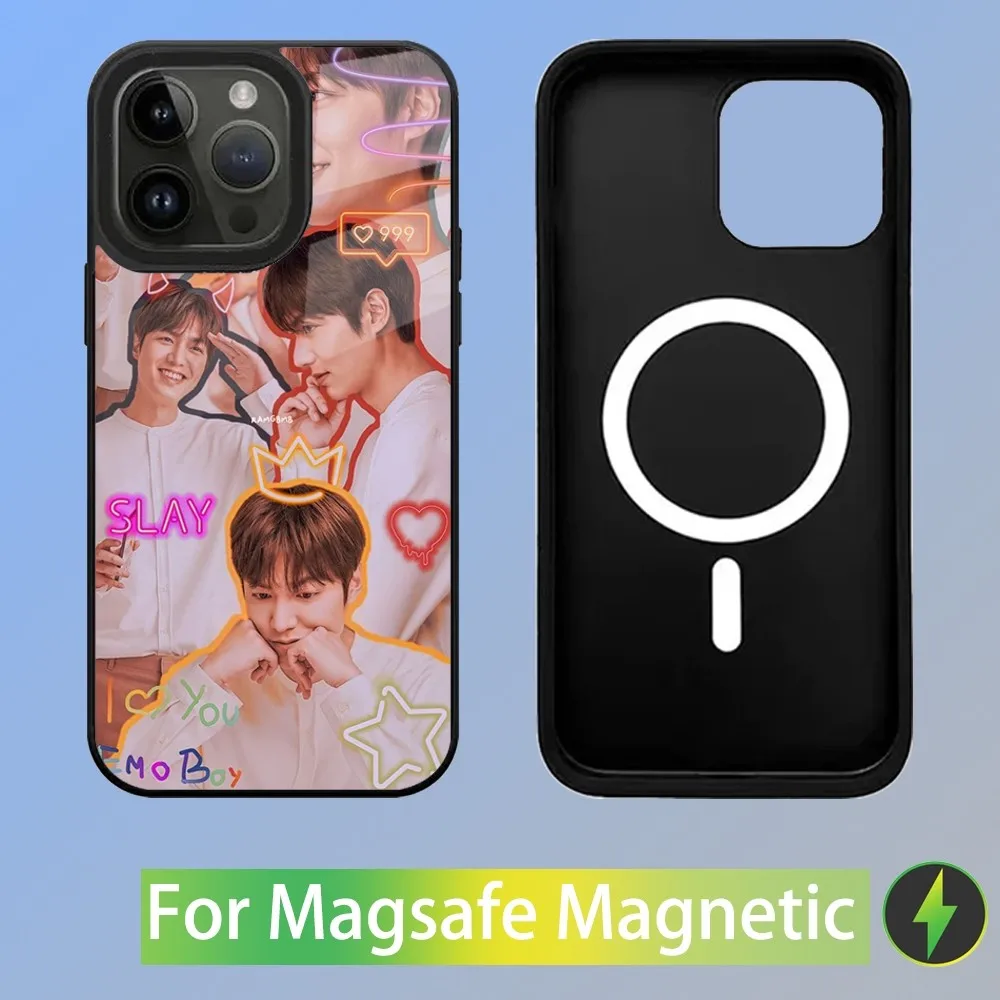 Actor L-Lee Min Ho Phone Case For iPhone 15,14,13,12,11,Plus,Pro,Max Mini Magsafe Magnetic Wireless Charging