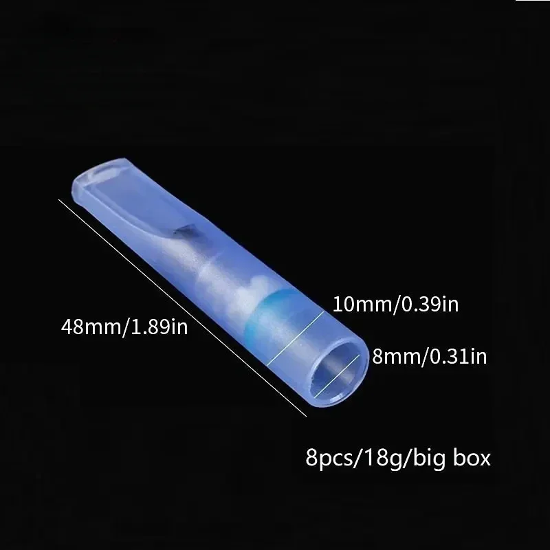 SANDA 96pcs Activated Carbon Magnet Filter Beads Cigarette Holder Disposable 8.0mm Diameter Cigarettes Mouthpiece Smoking Tools