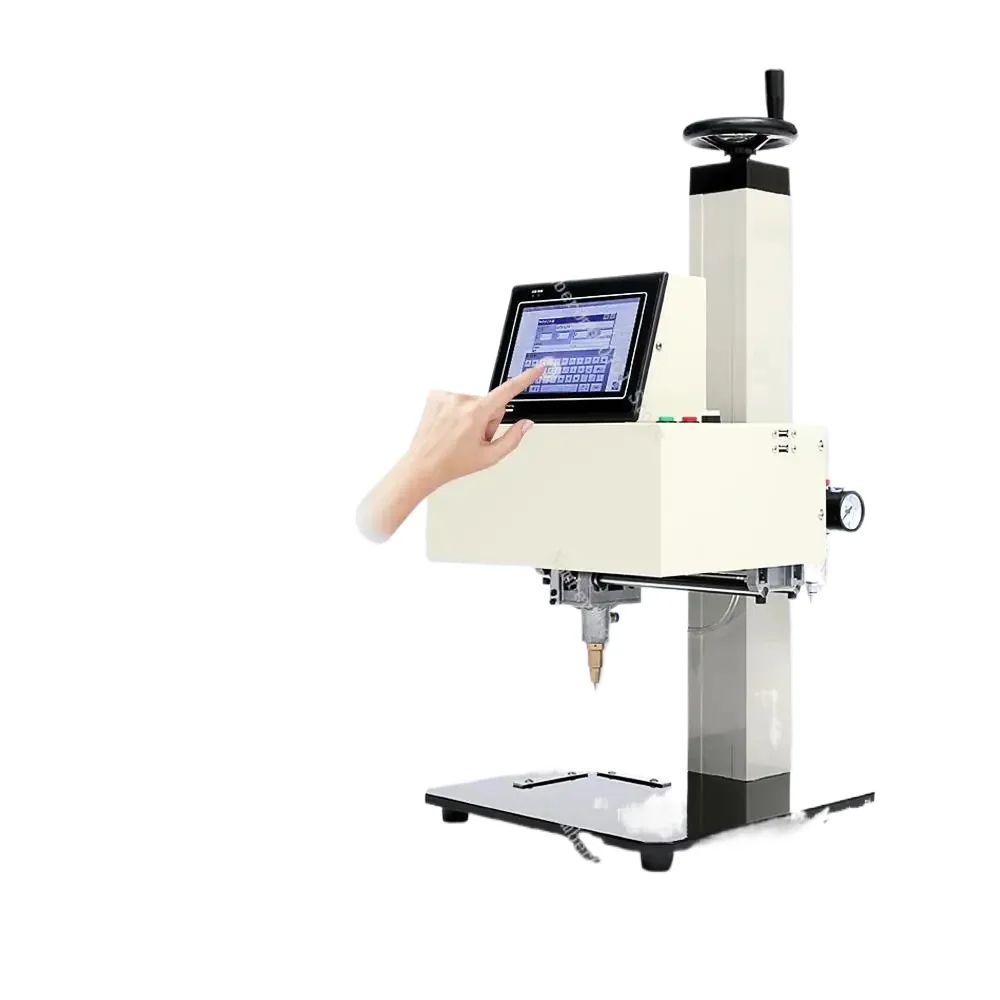 Pneumatic Marking Machine For Metal, Desktop Engraver/Coder For Stainless Steel Nameplates
