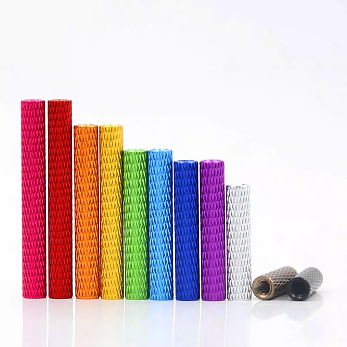 For FPV Drone Crossing Machine Mesh Aluminum Column M2M3 Aluminum Alloy Tie Rod I Type Anti-skid Aluminum Column