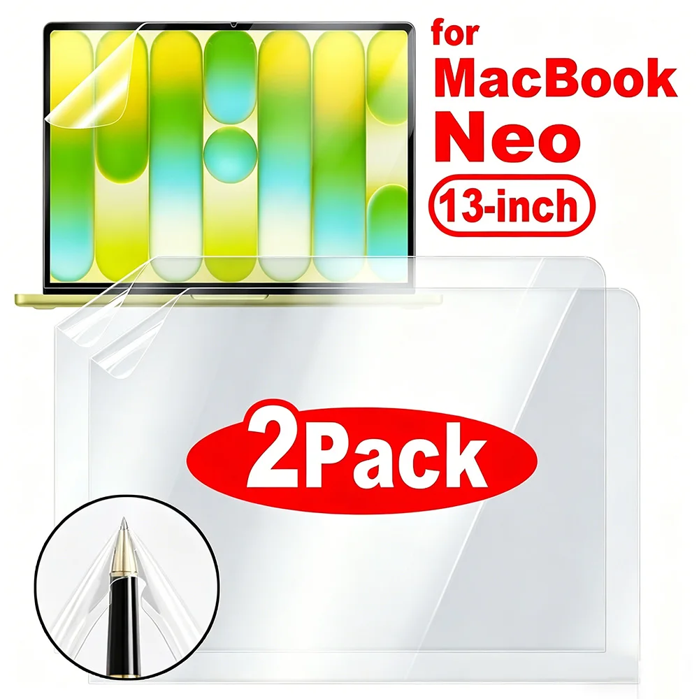 Soft Anti Scratch Screen Protectors for MacBook Neo Soft Tablet PET Films for MacBook Neo 13 Inches A18 Pro 2026 Protective Film
