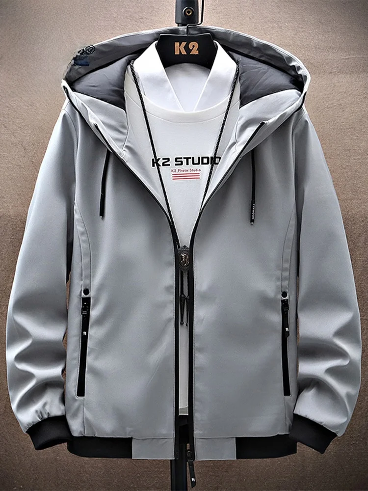 

Повседневная универсальная мужская куртка, весна-осень 2023, новинка Sle Woodpeer, брендовая полиэстеровая нейлоновая куртка с капюшоном из волокна Cosite