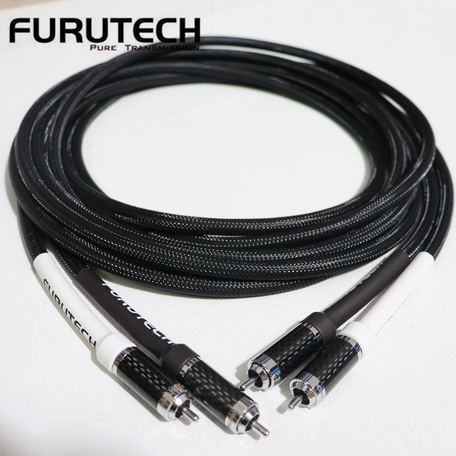 Furutech Alpha serics PCOCC dyrygent audiofilski kabel Audio RCA CD wzmacniacz lampowy RCA męski linia przez furutech RCA pulg connect