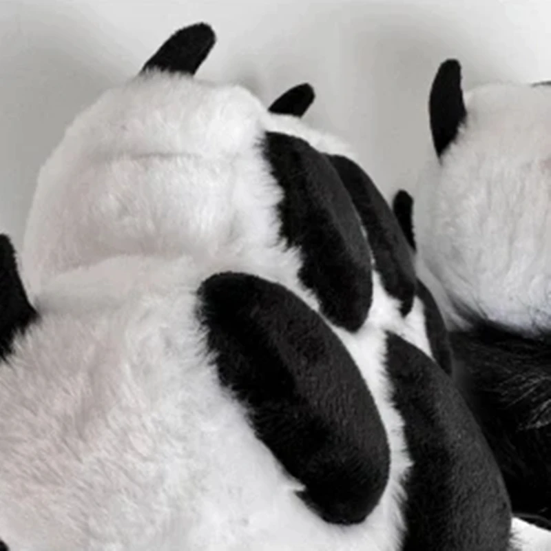 Nowy Czarno-Biały Strój Fursuit Zwierzęcia Cosplay Pazury Zwierzęce Nakładki na Dłonie i Stopy Akcesoria do Kostiumu Szyte na Miarę — zdjęcie 7