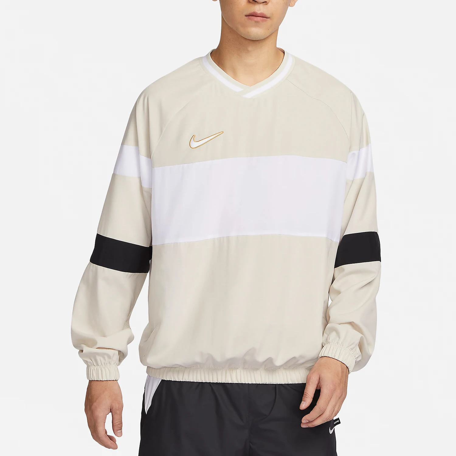 

Новая мужская свободная дышащая трикотажная толстовка Nike Authentic с V-образным вырезом FN2384-104