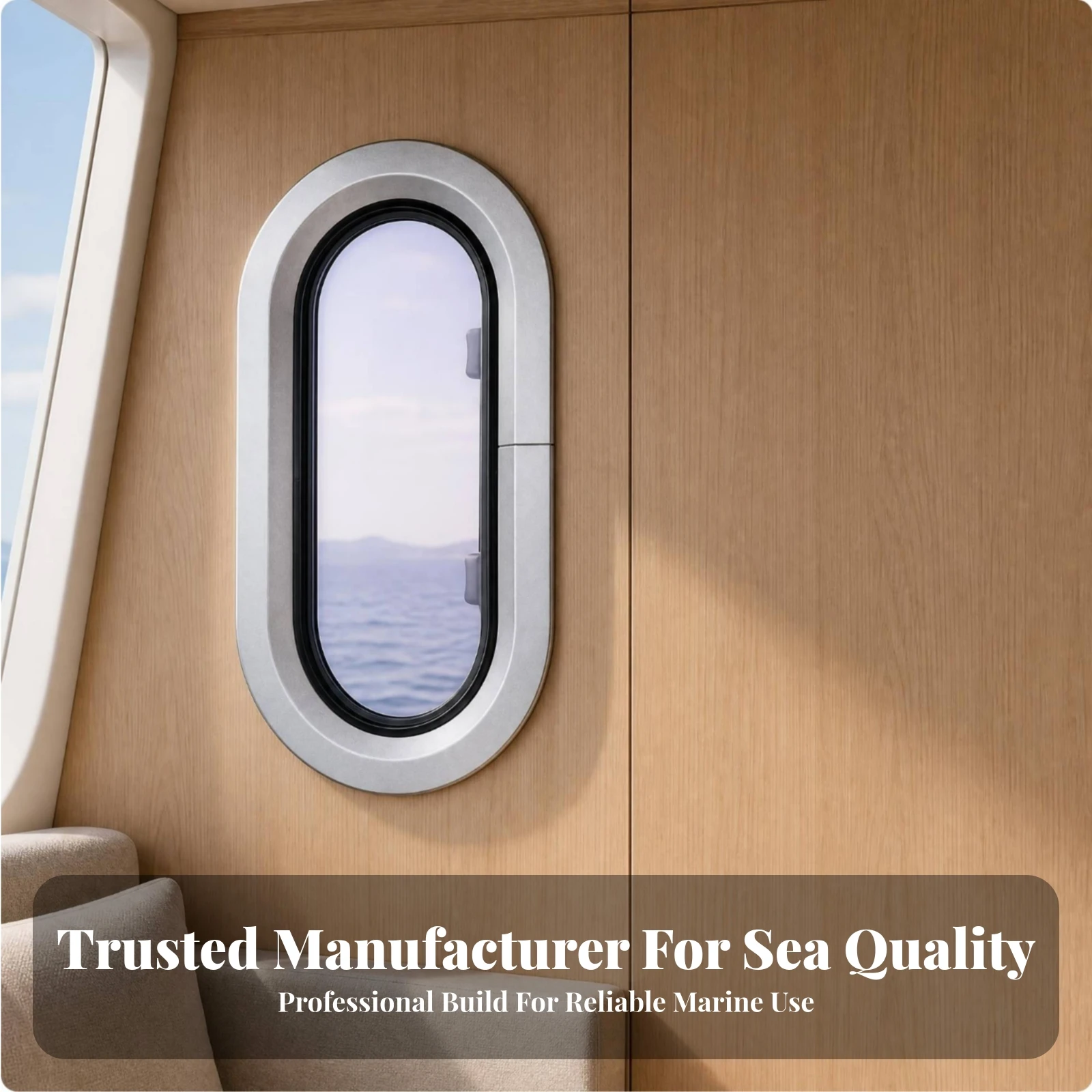 Tinted Smooth Shiny Marine Portlight Hatch Black Gasket Oval Boat Porthole Oval Porthole Window for RV