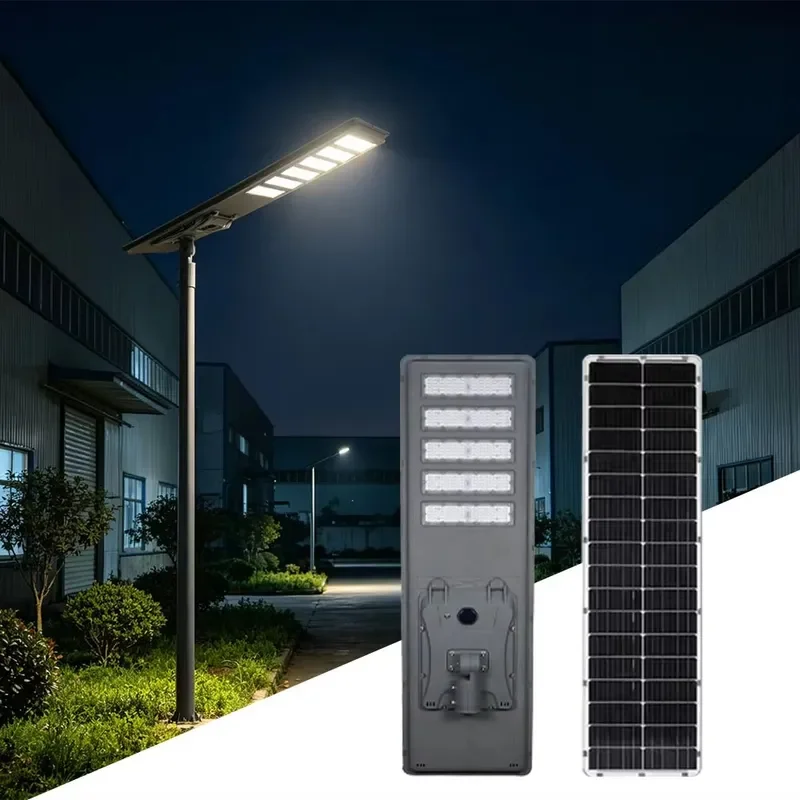US STOCK 150W LED Solar Outdoor Waterproof Super Bright Wide Angle Light Solar Street Light