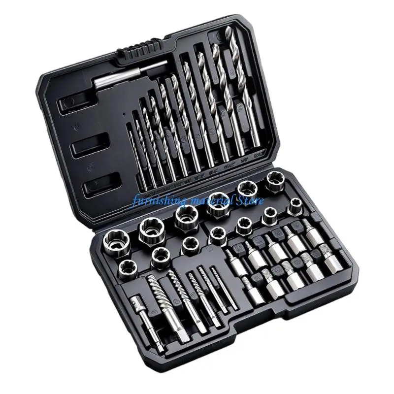 Y5GD Universal Bolt Extractor Set For Effortless Removal Of Damaged Fasteners
