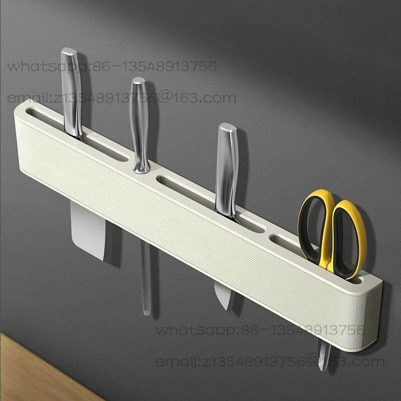 Knife holder Kitchen storage rack Wall-mounted kitchen knife rack No punching kitchen insert knife holder