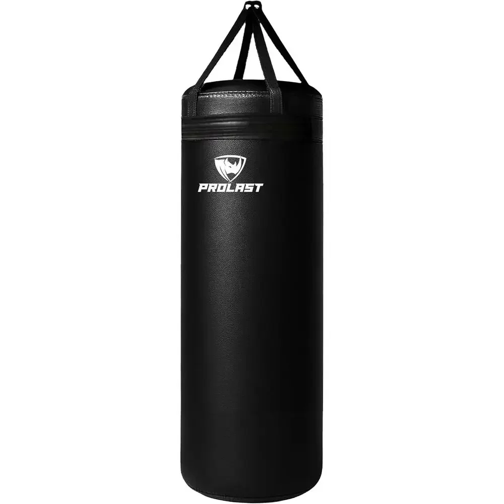 Extra Large Black Punching Bag for Adults - Ideal for Boxing, MMA, Martial Arts, and Muay Thai Training