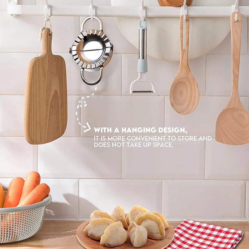 Chinese Dumpling Mold Kitchen Tools  Lazy DIY Jiaozi Maker Device Easy Dumpling Clip Kitchen Gadget Accessories Necessities
