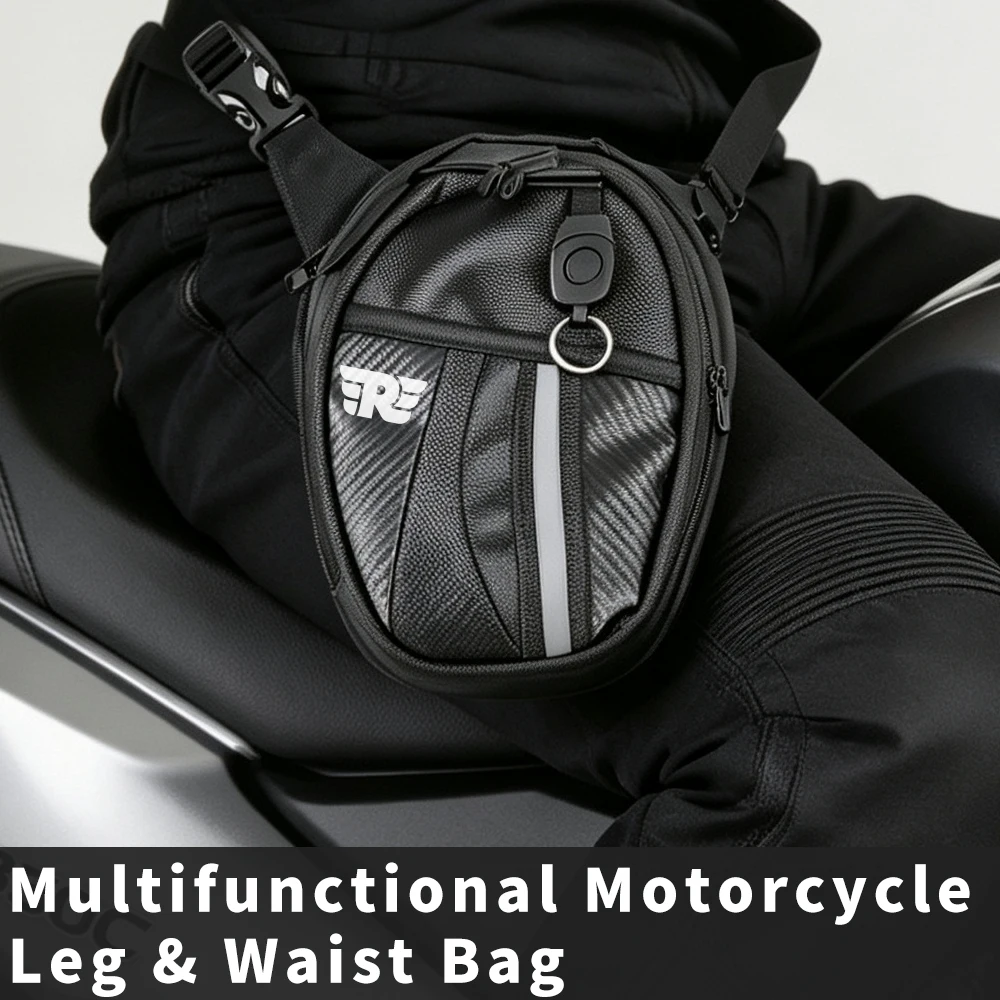 For Royal Enfield Himalayan 350 411 450 650 750 Motorcycle Drop Leg Bag Oxford Woterproof Bag Outdoor Men Casual Waist Bag