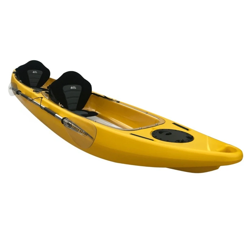 قارب تجديف كاياك مزدوج، قارب شفاف، قارب ترفيهي، بولي عالي الكثافة #1